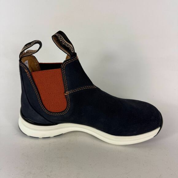Blundstone Chelsea Boot Women's 9.5 Navy Suede Round Toe Pull-On Ankle 2147 - Picture 3 of 9